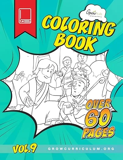 Grow Kids Coloring Book: Vol 9